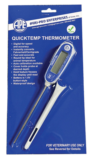 Needle probe thermometer
